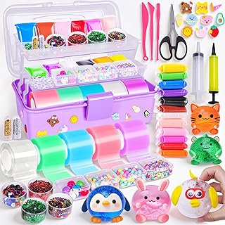 Garma 5 Rolls Nano Tape Bubble Kit for Kids, Squishy Maker Kit for Christmas Birthday Gifts Nano Tape Bubbles DIY Craft Toys for Children