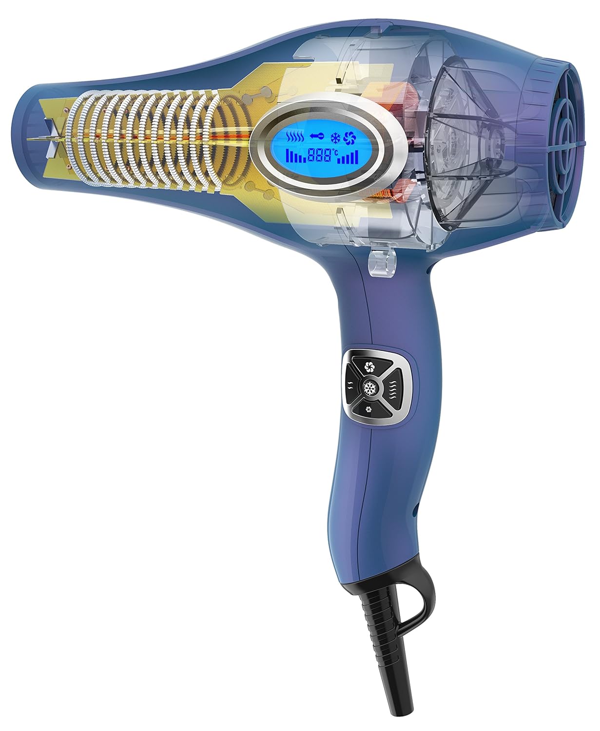 Conair 1875 Watt Hair Dryer with Digital LCD Display