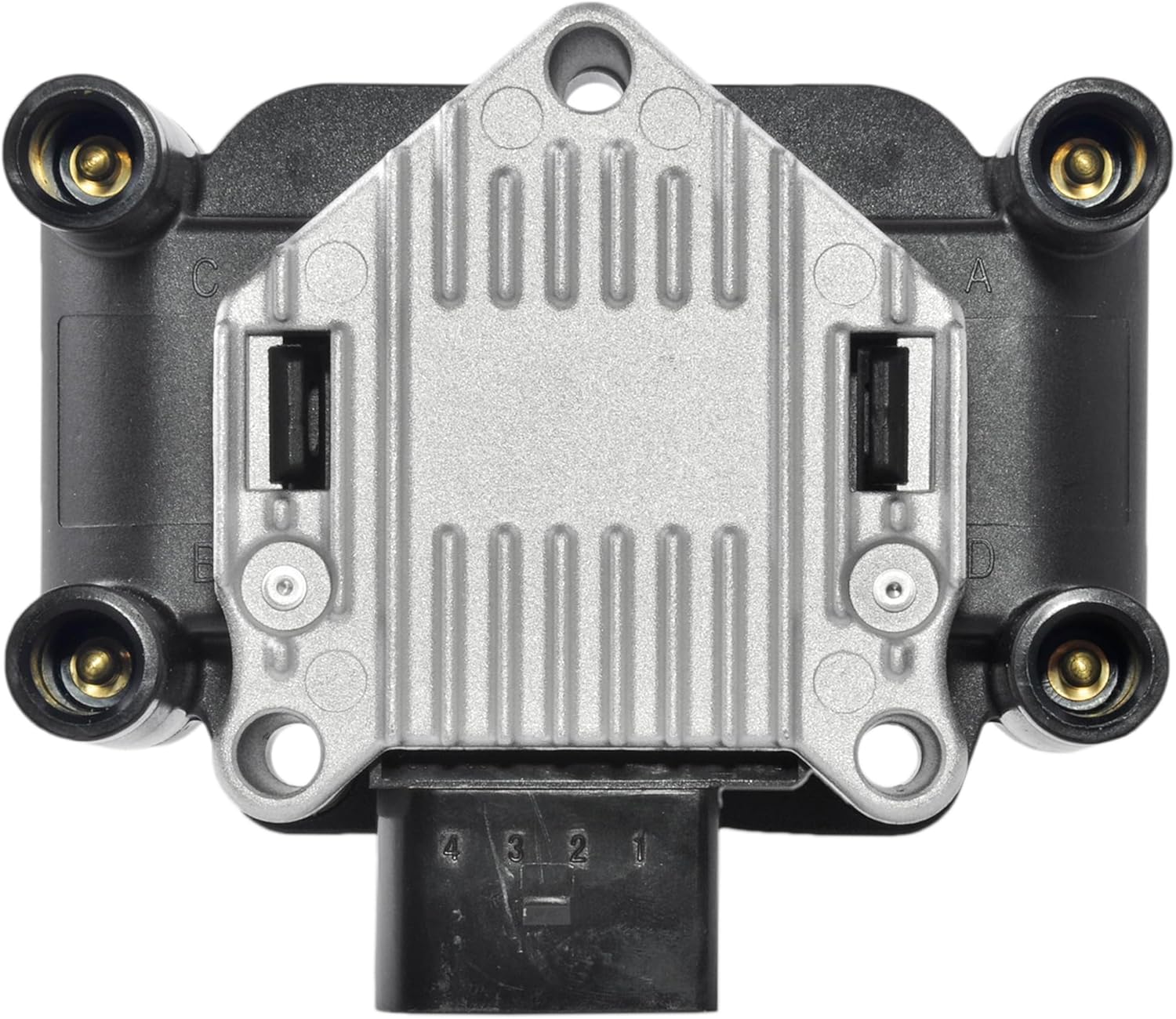 Herko B048 Ignition Coil, Compatible with Volkswagen Seat Jetta Beetle CrossFox Gol Sedan SportVan Lupo Pointer Sharan Polo Ibiza Leon Cordoba Golf 1.6L 1.8L 2.0L 1998-2015