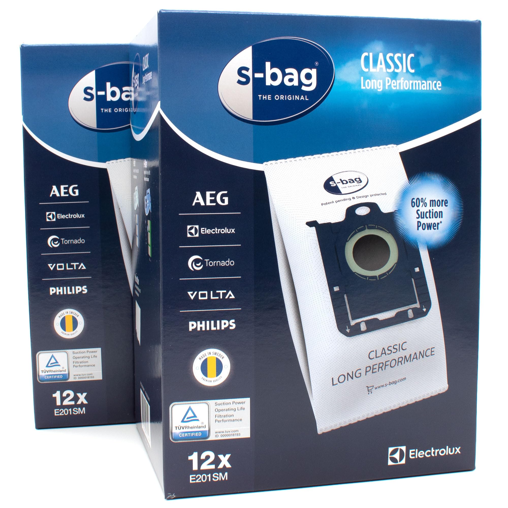 PakTrade 24 Bolsas de Aspiradora + 30 Aromas Compatible con Philips Transparent Bonny Blue, Turbomax 280, Twist&Clean, Ultra Long Performance | 24 Bolsas, Ambientador, Accesorios, Repuestos