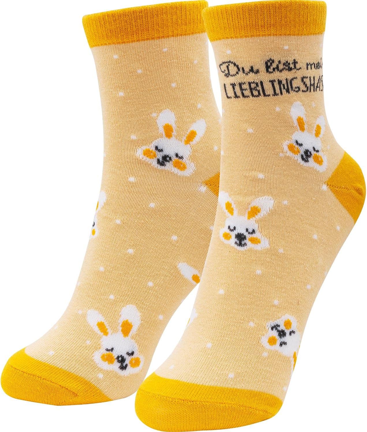 La Vida Glücks Socken Mit Schwein-Motiv - Zauber Socken Größe 36-40 Rosa Grün