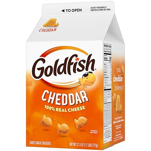 Miniatura 47 de Goldfish Galletas de queso cheddar, cartón de 27.3 onzas