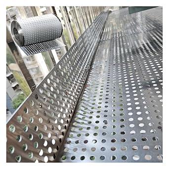 Stainless Steel Preforated Sheet,304 Perforated Stainless Steel Sheet,Stainless s Teel Perforated mesh s heet,Expanded Metal Mesh Plate Screen Decorative MeshesW55*L200cm/W21.6*L78.7in