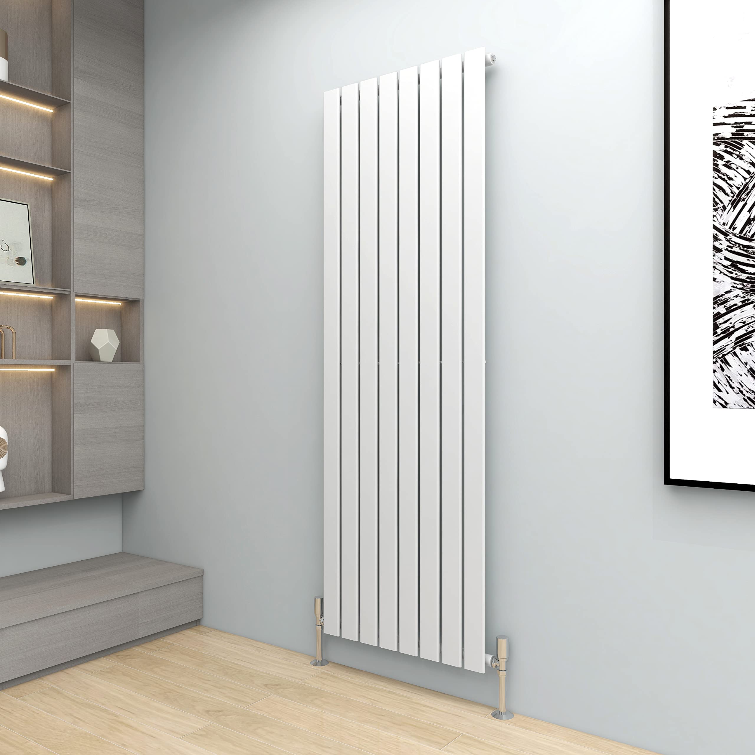 Mcc (, 1800X544 Mm Double) Radiator Horizontal Vertical Designer Flat Panel Central Heating Radiator Heater White