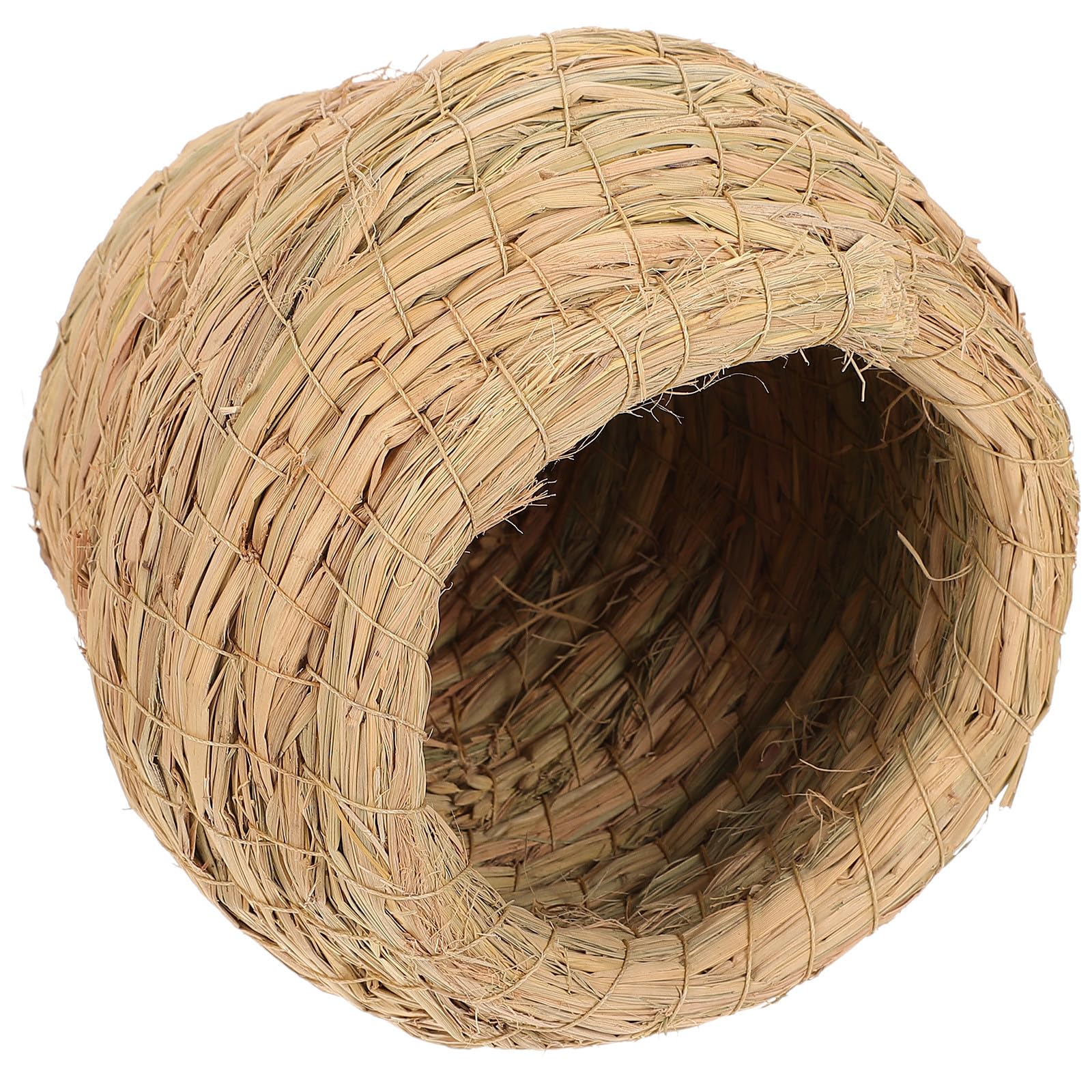 Fenical Straw Bird Nest Large Breeding Nest Khaki Woven House