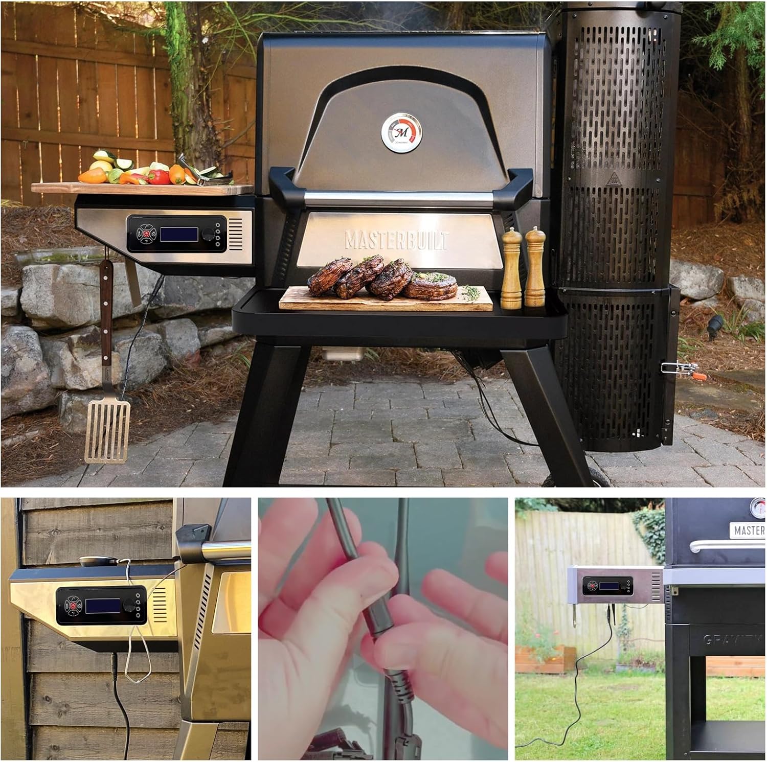 Power Adapter Replacement for Masterbuilt Gravity Series 560/800/1050 XL Digital Charcoal Grill and Smoker Combo with 16FT Long Cord,Part 9004190216