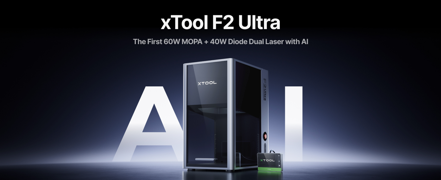 Amazon.com: xTool F2 Ultra 60W MOPA & 40W Diode Dual Laser