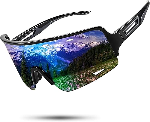 FEISEDY Gafas de sol deportivas para ciclismo, gafas de béisbol para jóvenes, adolescentes, protección UV400 B2974