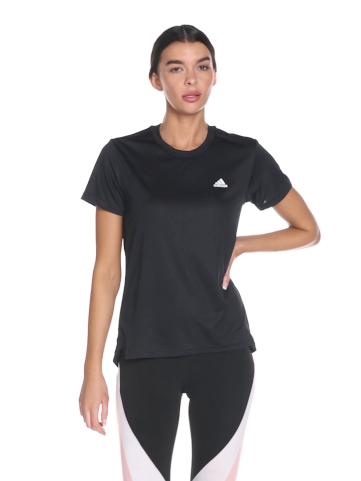 adidas W 3S T GL3788 TRAINING black T-SHIRT (SHORT SLEEVE) For Women, Size  L: Buy Online at Best Price in Egypt - Souq is now Amazon.eg