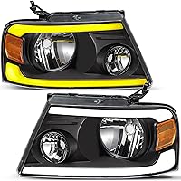 Vista 30 de oEdRo Ensamble de faros Compatible con 2005-2010 Chevy Cobalt / 2007-2010 Pontiac G5 / 2005-2006 Pursuit Reemplazo de faro Carcasa de cromo