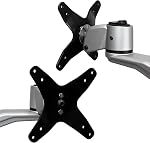 StarTech.com Desk Mount Dual Monitor Arm - Articulating - Supports VESA Monitors 12'' to 30" (19.8lb/9kg) - Adjustable - Grommet / Desk Mount - Premium - Silver (ARMDUAL30) | Supports VESA Monitors 12'' to 30" (19.8lb/9kg), Adjustable, Grommet / Desk