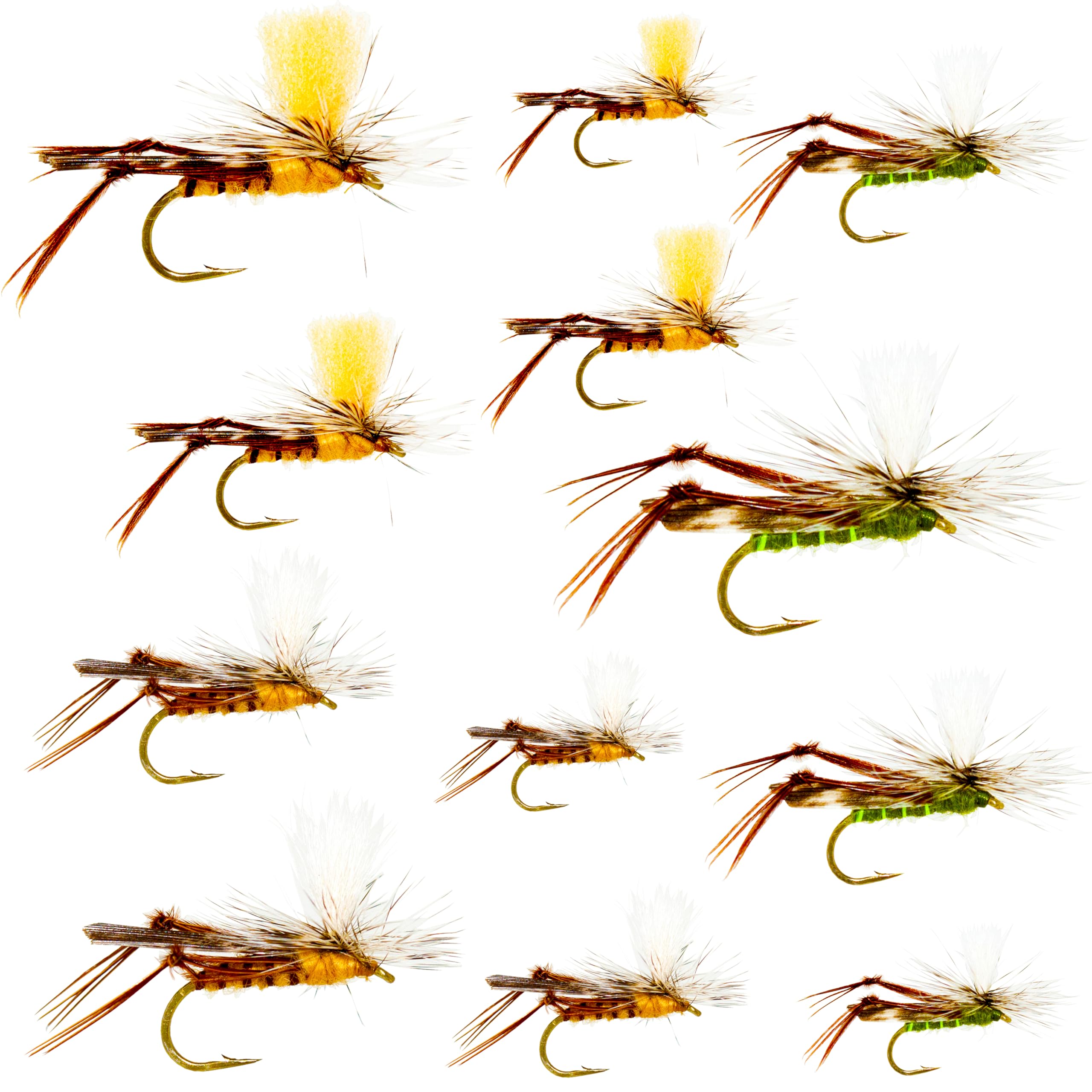 Mouches à Truite Barbless – 3 Par Paquet – Taille 10 – Bord Argenté – Pêche Mouche UK