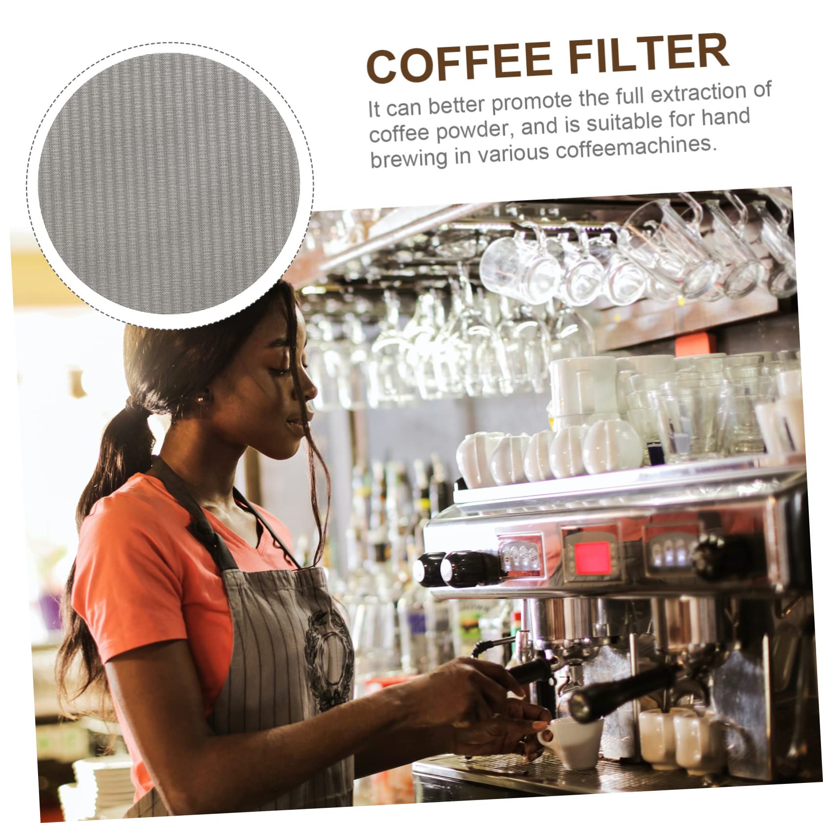 ARTIBETTER Espresso Coffee Filter Stainless Steel Espresso Screen Mesh Coffee Filter