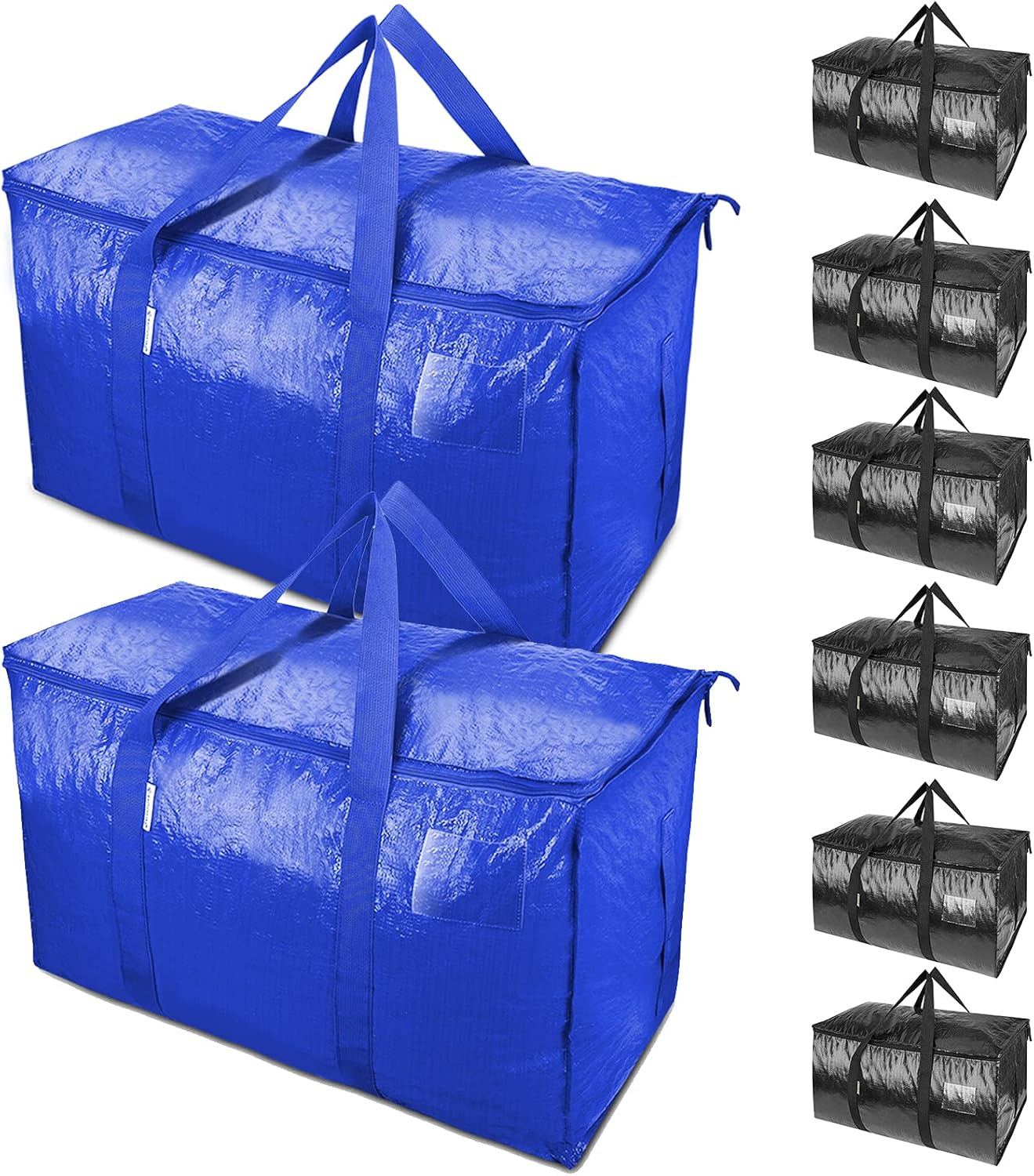 Amazon.com: TICONN 2 Pack Extra Large Moving Bags+6-Pack Oversized ...
