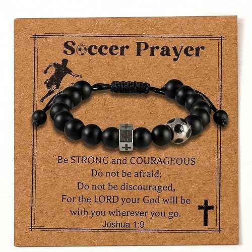 Soccer, Baseball Bracelet for Him, Sport Bracelet for Men, Husband,