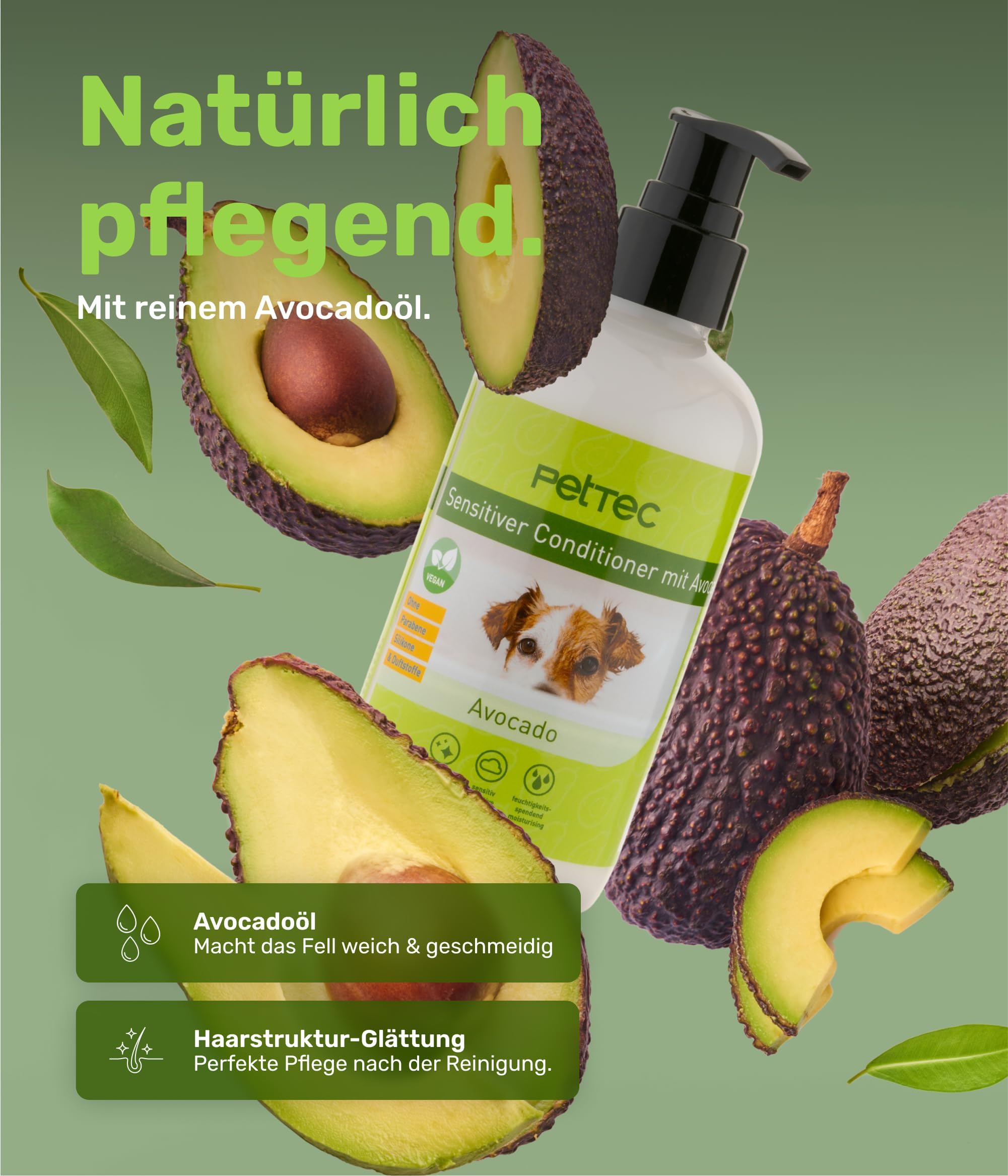 PetTec Odżywka dla psów olejek z awokado 250 ml
