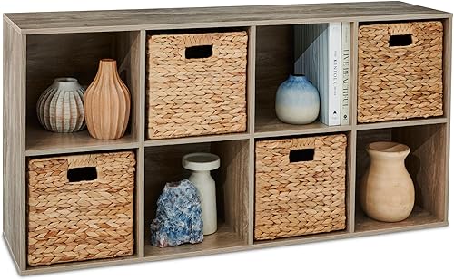 Miniatura 1 de Best Choice Products Organizador de almacenamiento de 8 cubos, apertura de estante de 11 pulgadas, estantería, estante de exhibición, personalizable