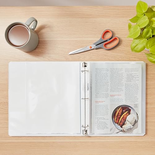 Miniatura 7 de Yaxa Basics - Protectores de hojas para carpeta de 3 argollas, polipropileno pesado, 8.5 x 11 pulgadas, paquete de 500 unidades, transparentes