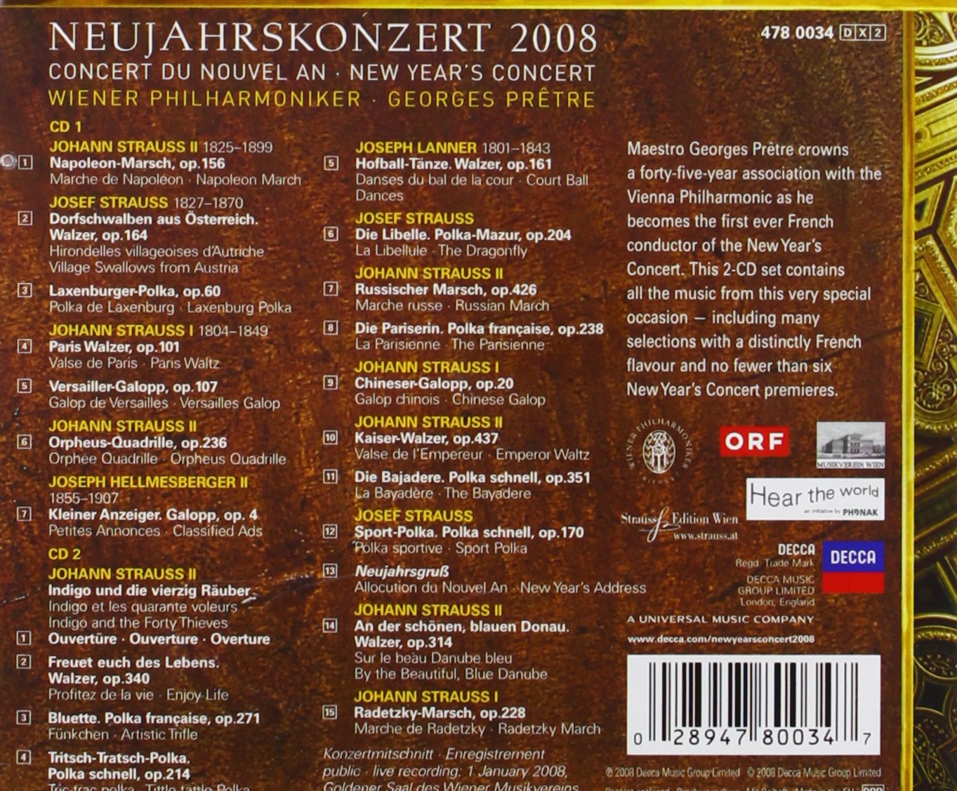 New Year's Concert 2008