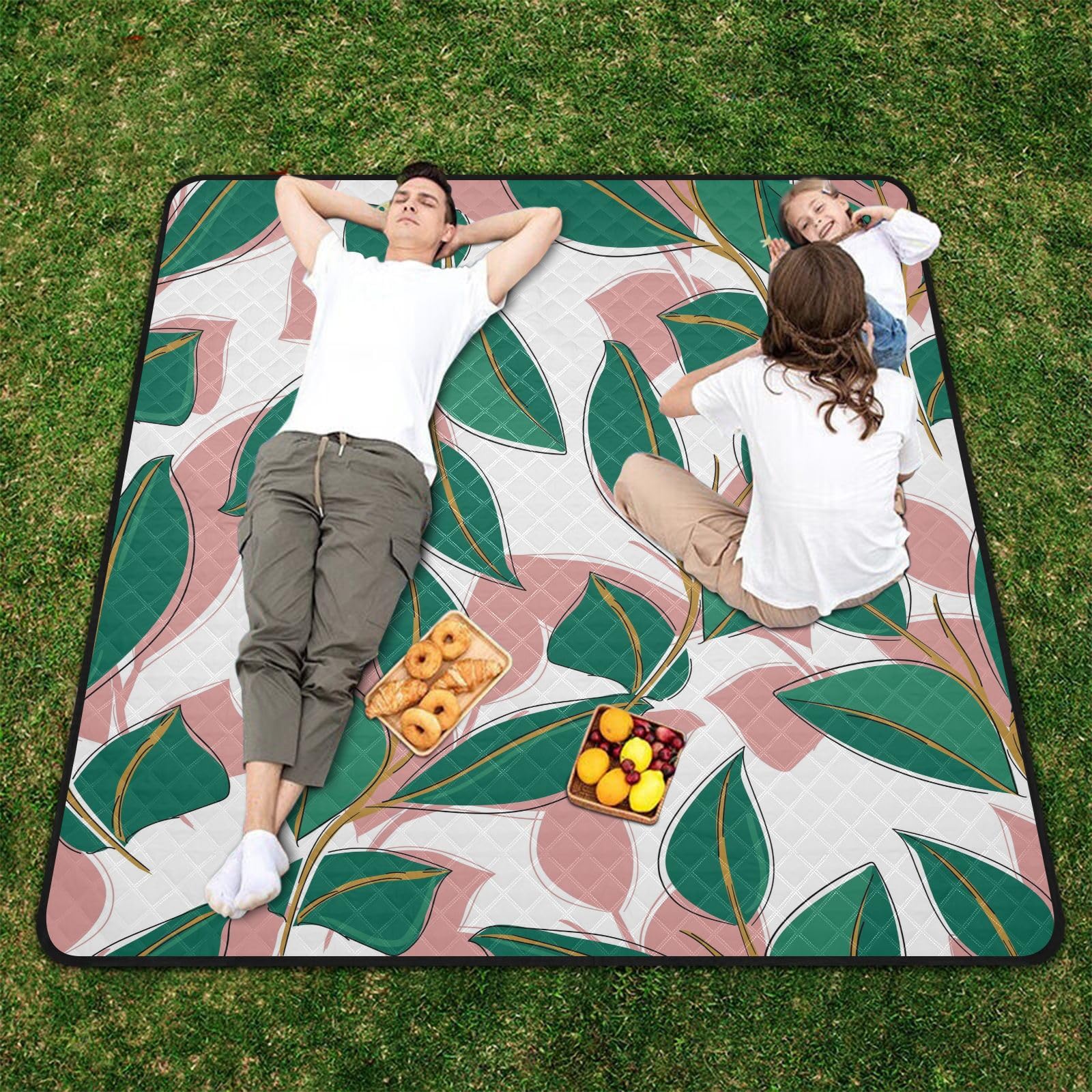 Voyager Picknickdecke – Extra Groß 200x200cm, Wasserdicht & Sanddicht, Mit Griff