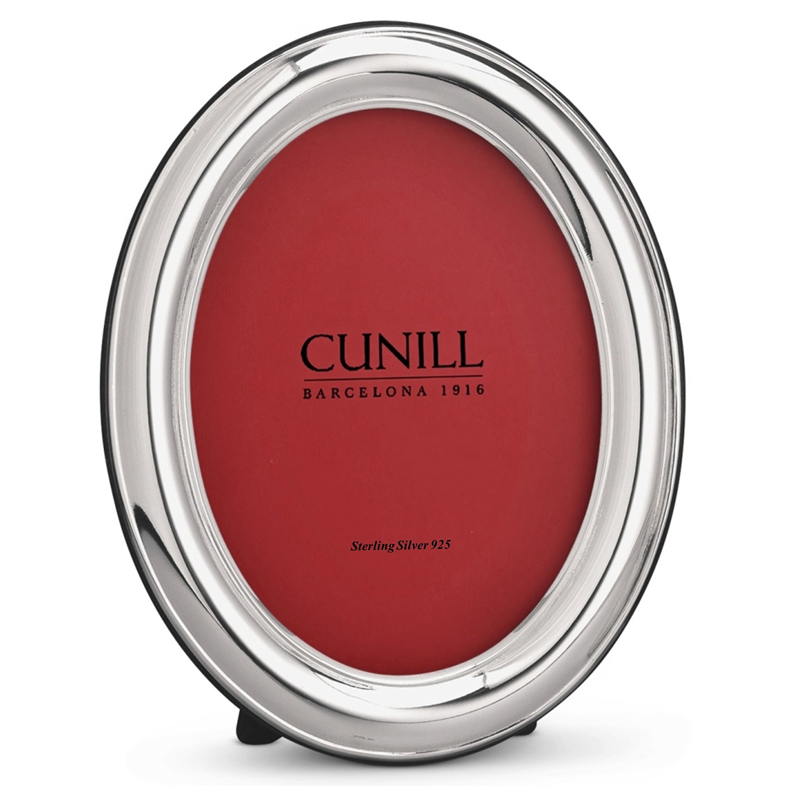 CunillOval Plain 4x6 Sterling Silver Picture Frame