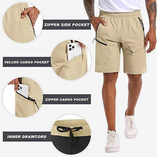 Miniatura 5 de Pantalones cortos de ciclismo de montaña para hombre, acolchados 3D, holgados, de secado rápido, ligeros, para ciclismo