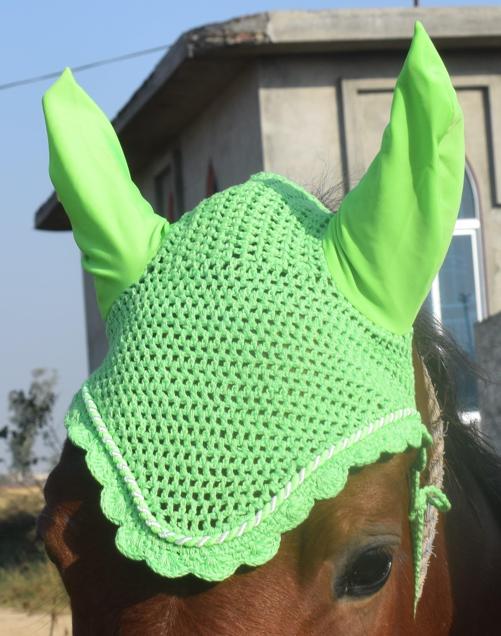 Bonnet Cheval Zainee - Anti-Mouches - Lycra Respirant