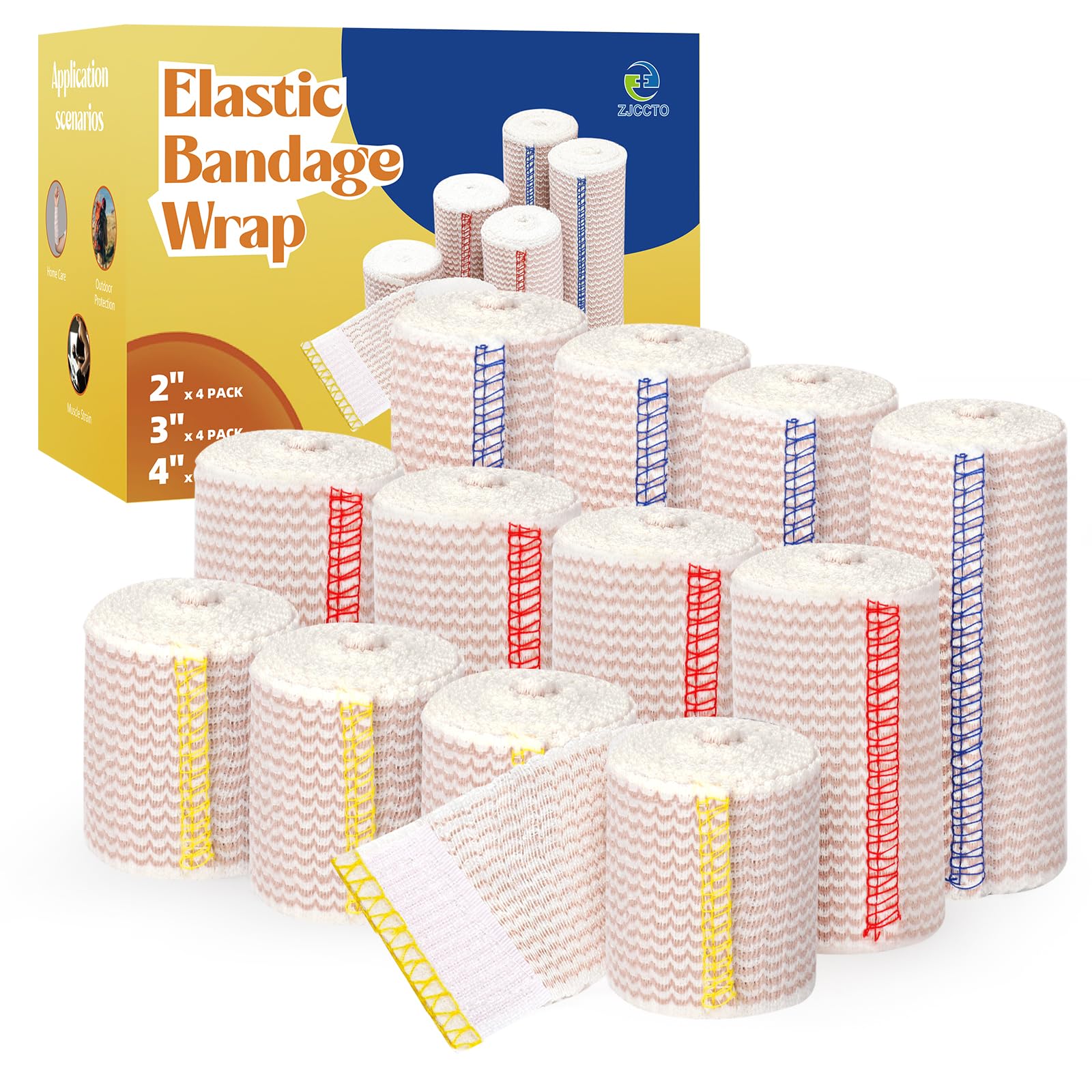 6" Elastic Bandage Wrap Compression Bandage for Waist Leg, 2 Pack — Amazon image 28