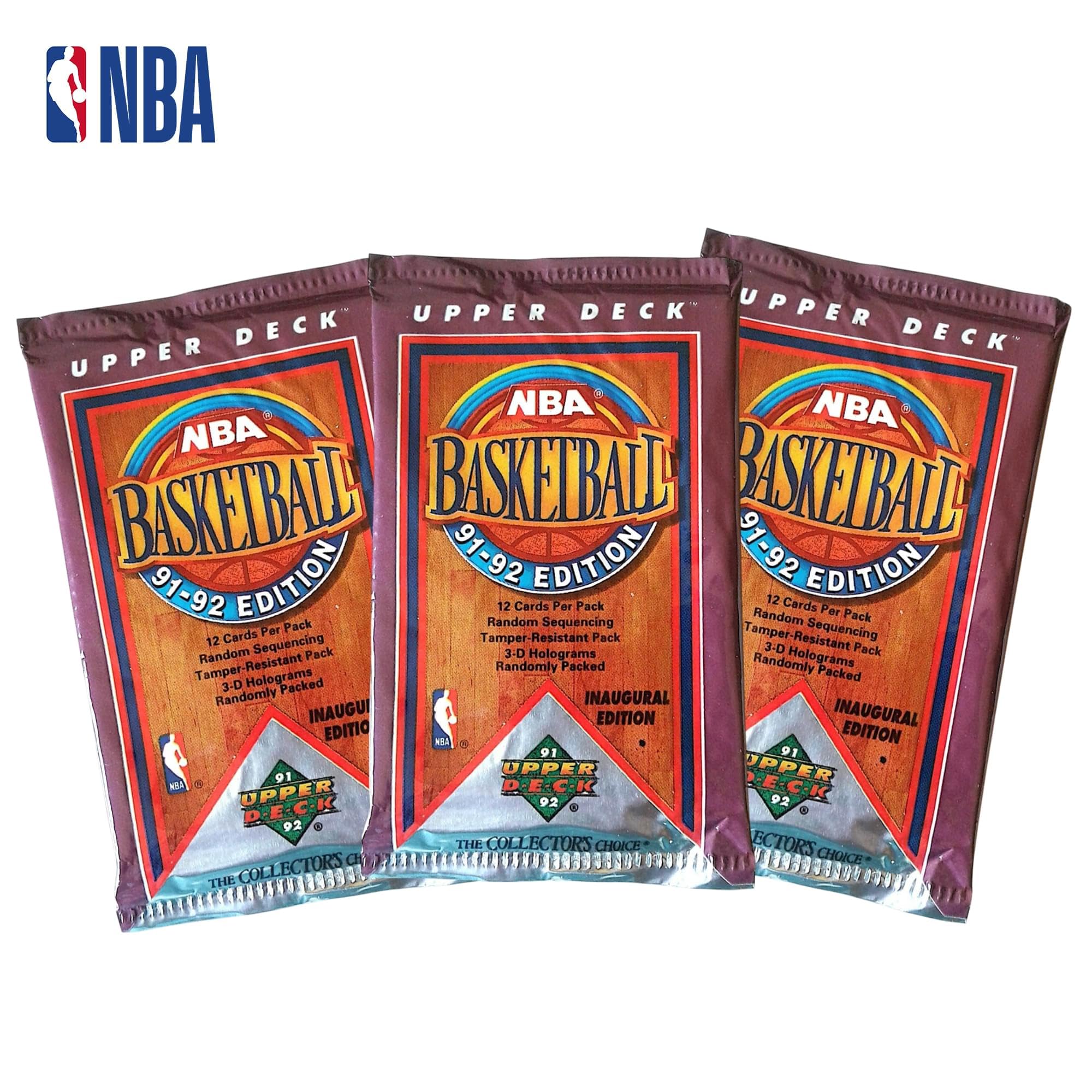 Amazon.com: 1991-92 Upper Deck NBA Basketball Card Wax Pack Box