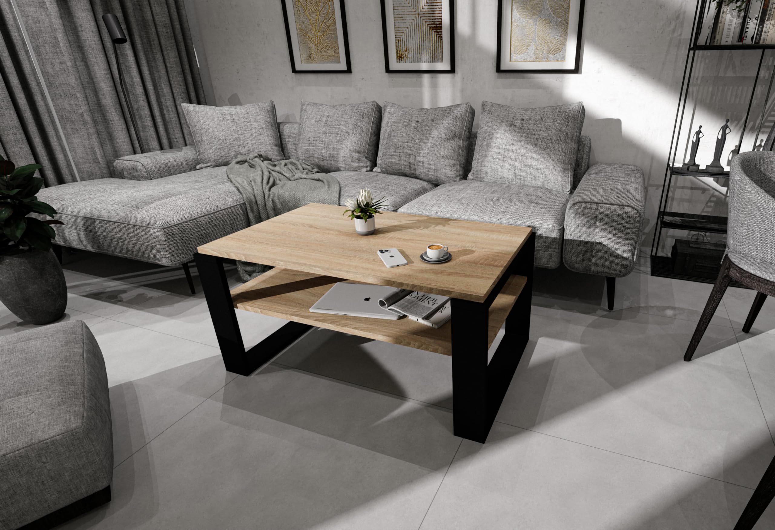 Möbelkap Couchtisch 91×51 Cm – Wohnzimmertisch  Produktbild-Vorschau 13