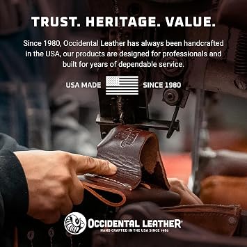 Occidental Leather Pro Drywall Pouch - 11 Pockets & Tool Holders - Made in USA