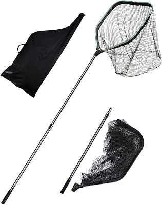 extra large rubber fishing net Rising Replacement Simple screw Beckman Replacement Net - Fits