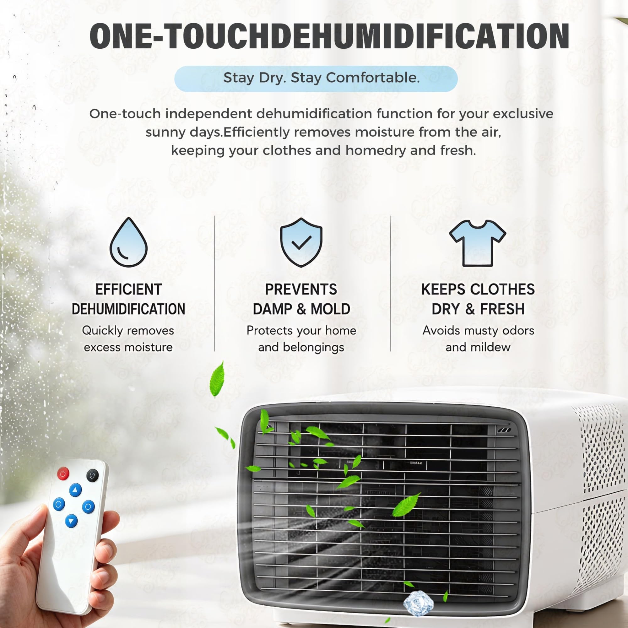 Mały przenośny klimatyzator 280 W, ekologiczny mini klimatyzator sprężarkowy do moskitiery i małych pomieszczeń Energooszczędna jednostka chłodząca dla osób prywatnych, niezależne osuszanie