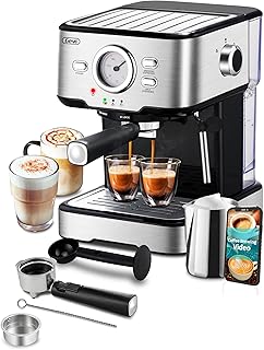 Gevi Espresso Machine, Espresso Maker with Milk Frother Steam Wand, Compact Espresso Super Automatic Espresso Machines for...