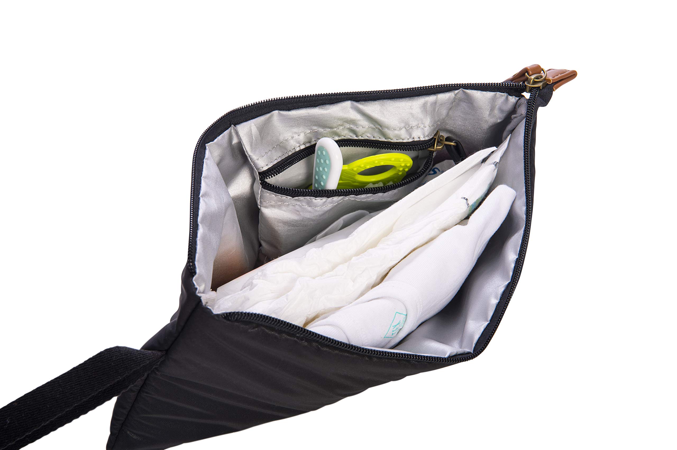 Sac à langer Baby On Board - Urban Grey (Gris) avec Compartiments Multiples et Tapis à Langer Inclus