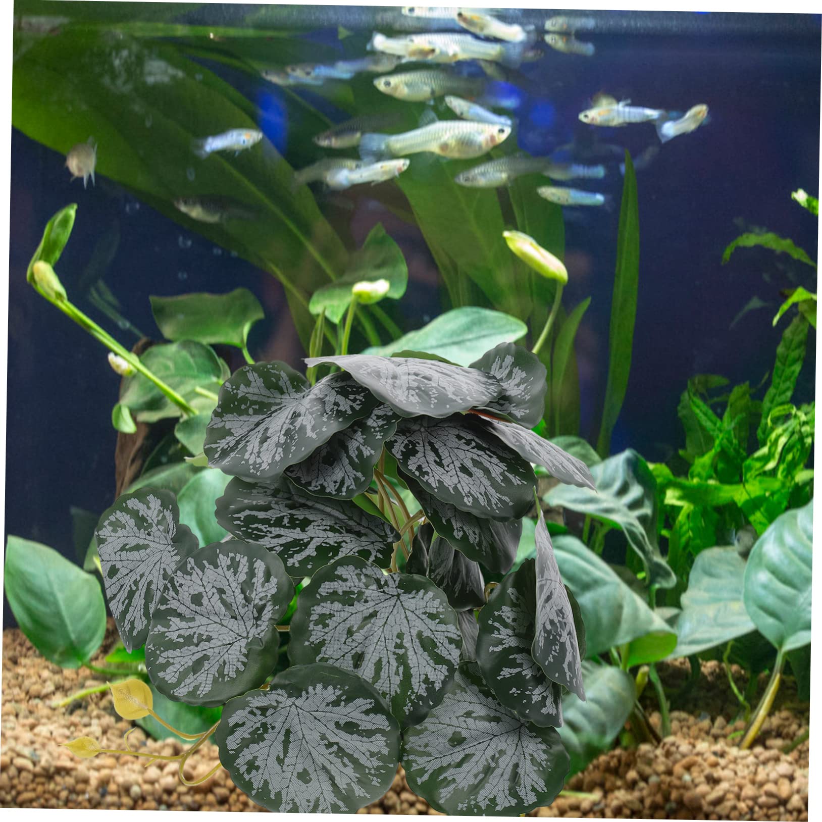 Hohopeti Terrarium Artificial Plant Decor Reptile Tank Plant Accessories Lizard Tank