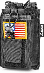Funda Ajustable KEESIN Para Walkie Talkie – Nailon 600D, Sistema MOLLE, Compatible Con Kenwood, Motorola Y Más