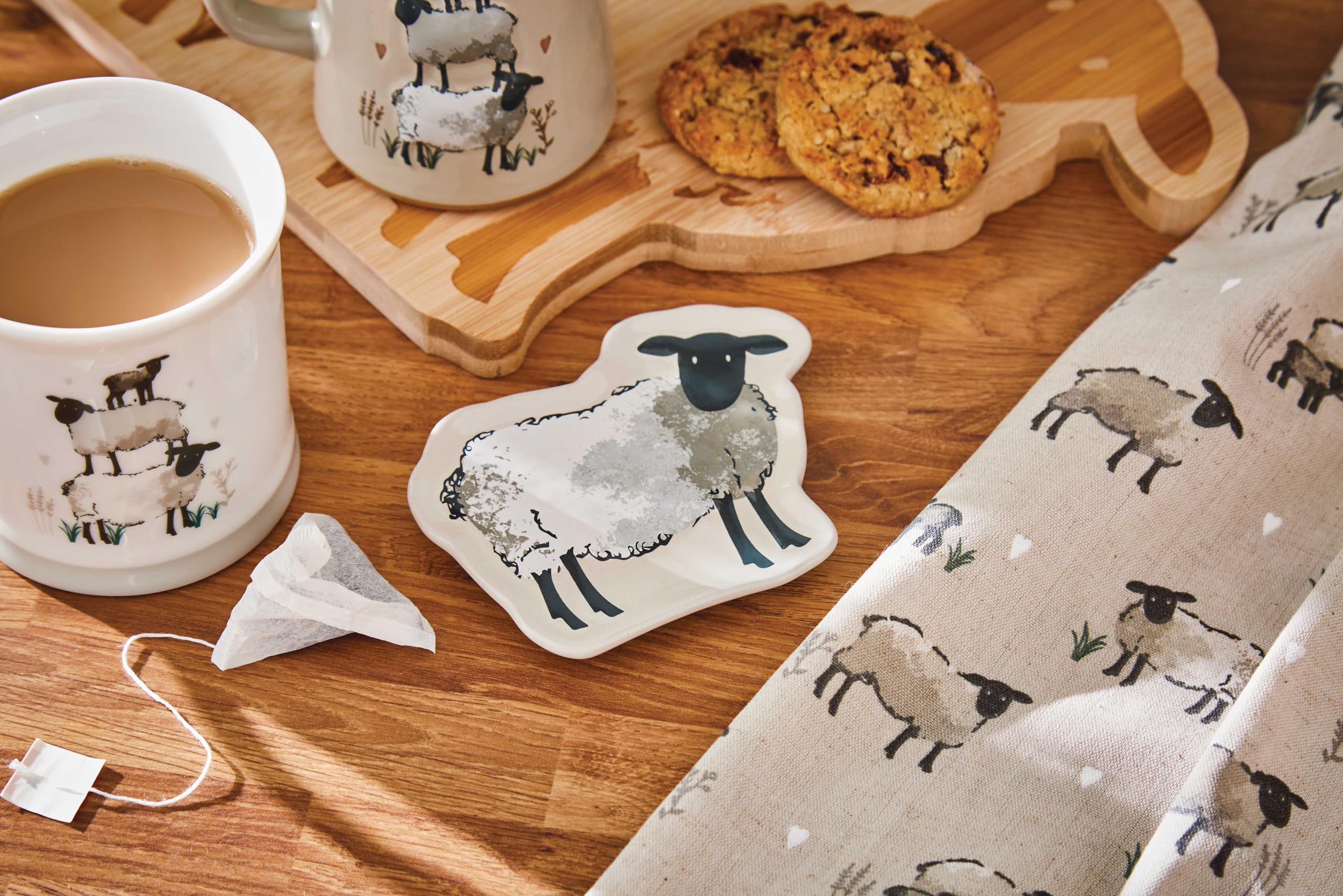 Porta Bustine Tè In Ceramica - Forma Teiera Vintage, Per Snack E Salse - Foto 8