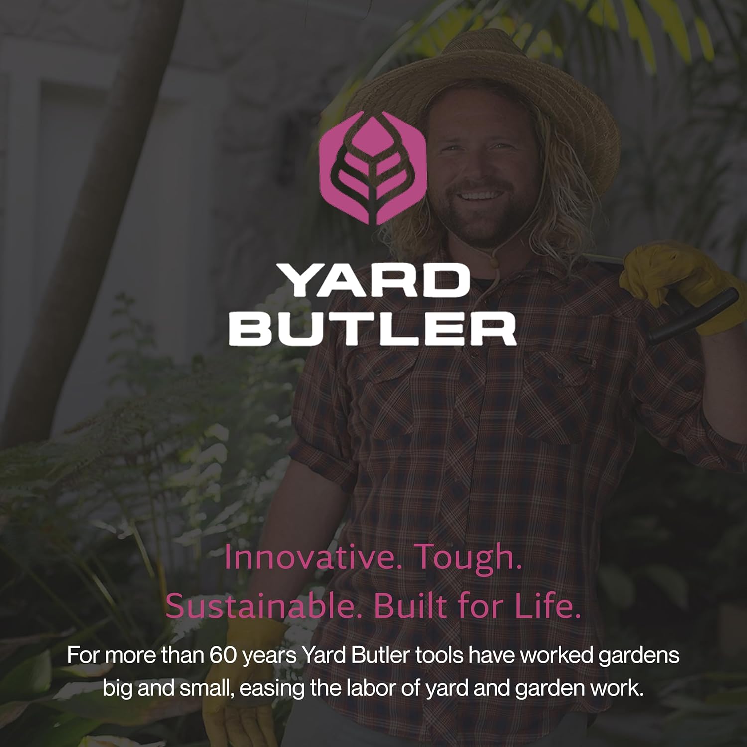 Yard Butler Rocket Weeder Weeder W/Hand Ejector, IRKT-1000 - Stand-Up Weeder for Lawn Care - Ergonomic & Easy to Use - Power-Coated Steel Construction - Rust-Resistant - Long Handle