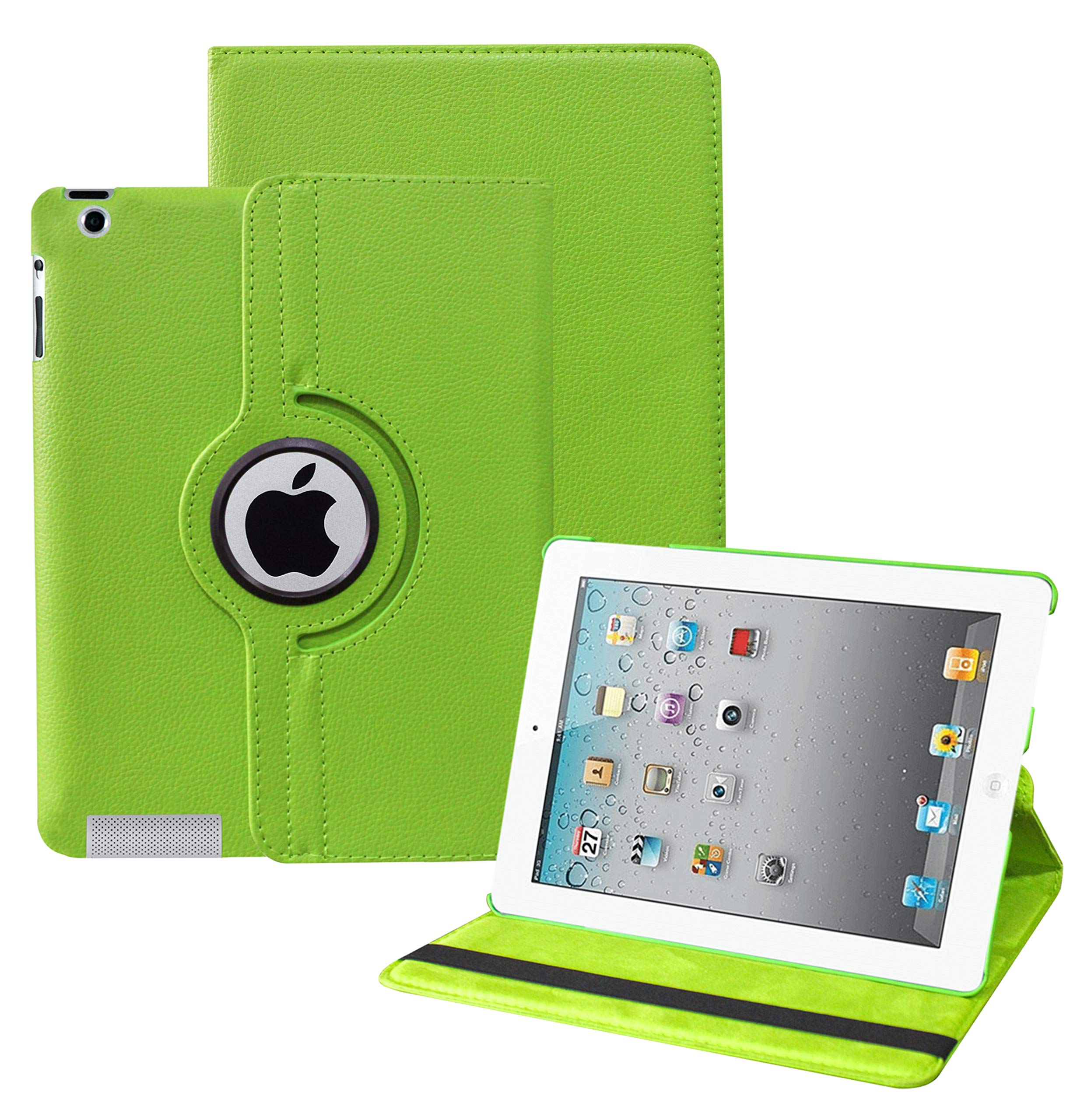 TGK Rotating Cover for iPad 2 / iPad 3 / iPad 4 - (Green) (B00UNEG65G) Amazon Price History, Amazon Price Tracker
