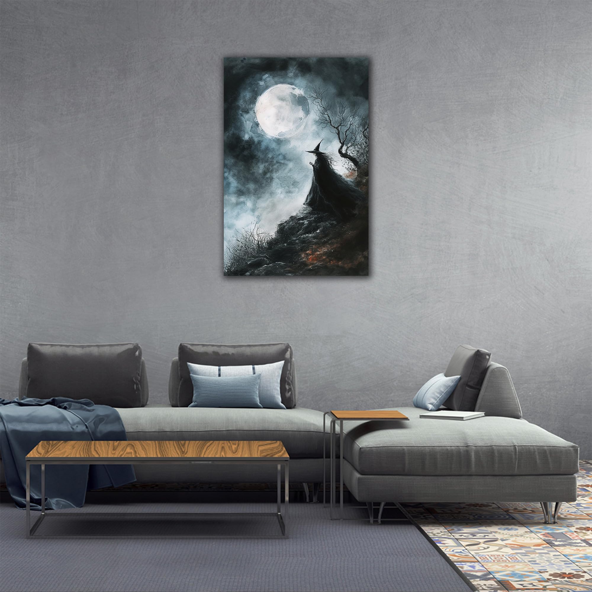 6 PCS Accademia Oscura Poster Arte Murale Gotico