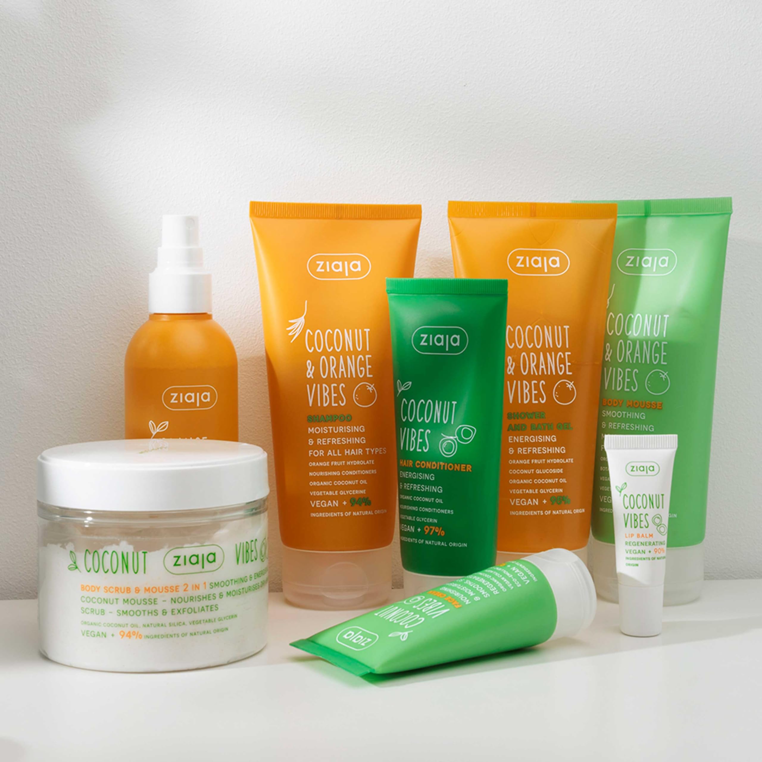 Ziaja Coconut ve Orange Vibes Shower and Bath Gel Jel