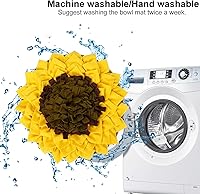 Vista 5 de Alfombrilla de olfateo para perro, rompecabezas para perros inteligentes, juguetes interactivos para perros grandes, entrenamiento de comida lenta