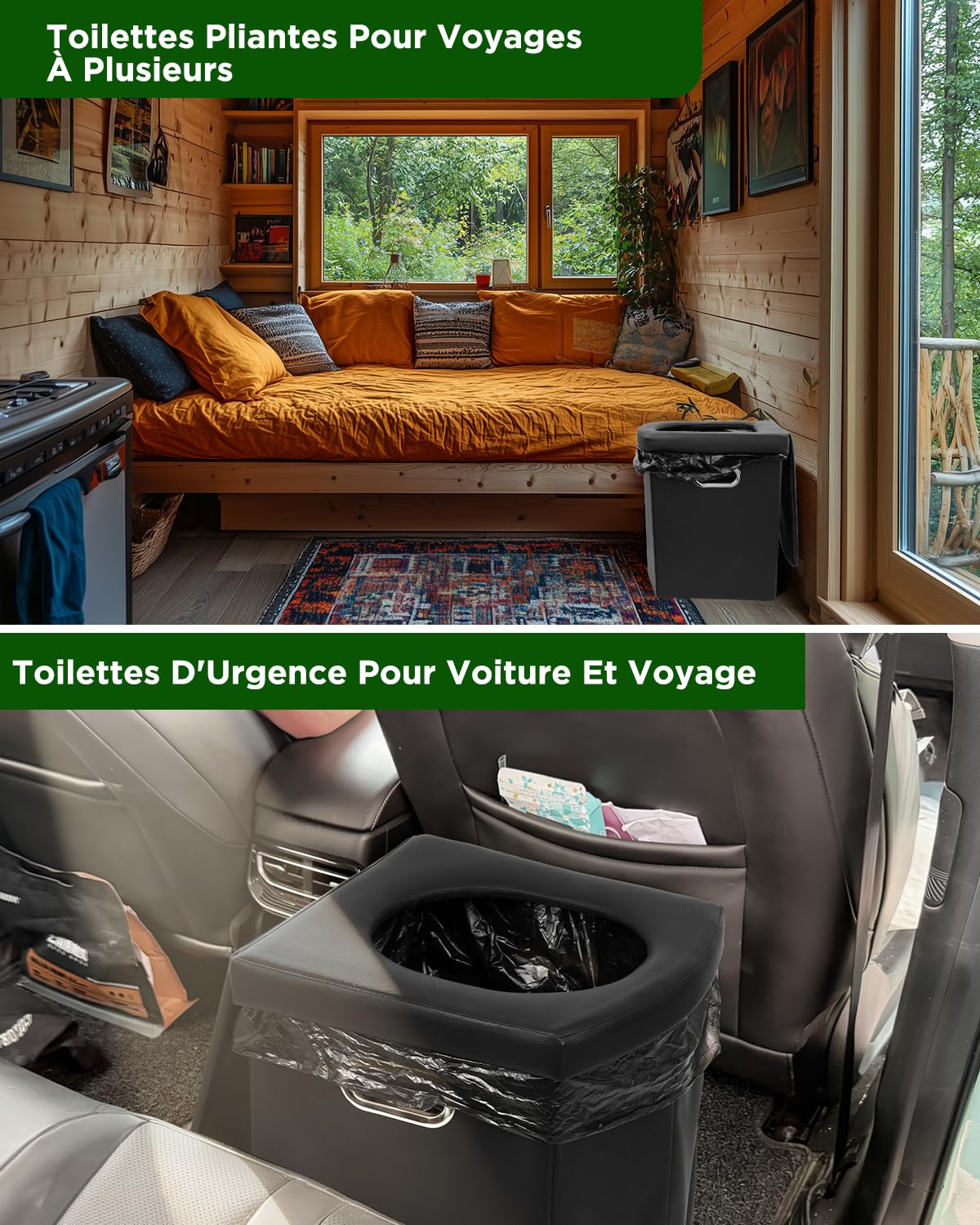 E EASTSTORM Toilette Portable Camping Car, Pot de Chambre Adulte