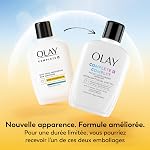 Olay Complete+ Face Moisturizer with Sunscreen SPF 40, For Sensitive Skin, Broad Spectrum Sun Protection, Fragrence-Free - No White Cast on All Tones, Nourishes Moisture Barrier - Ceramides, 177 mL