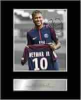 【Neymar/ネイマール】写真フレーム証明書付-1dc Neymar/ネイマール/サインプリント&証明書付きフレーム