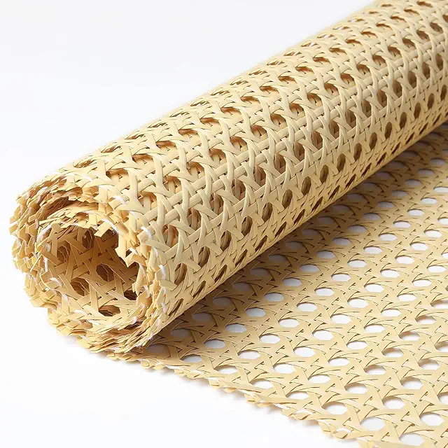 Natural Rattan Webbing Roll 35x200cm for Furniture Caning & DIY Crafts