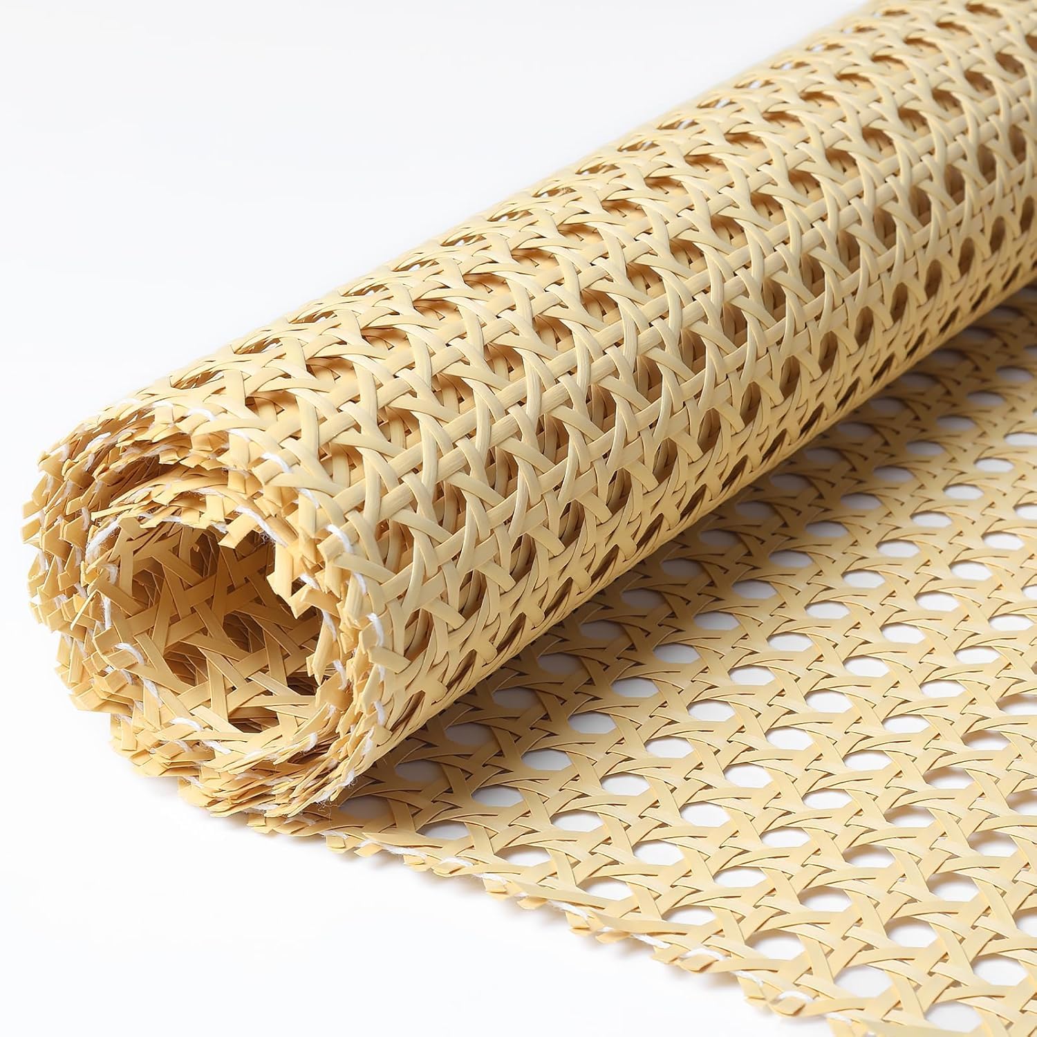 Rotolo Di Rattan Sintetico 42x100 Cm - Tessuto A Maglia Aperta Per Fai Da Te, Sedie, Mobili E Decorazioni - Foto 11
