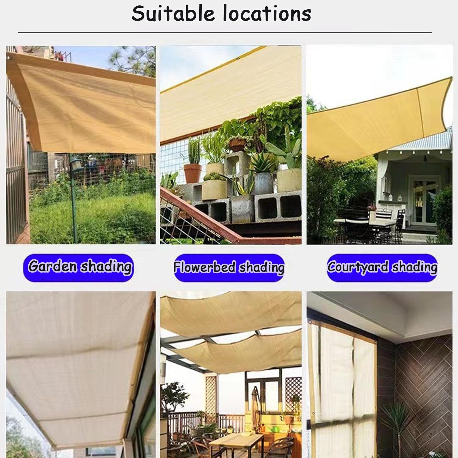 Toldos para Patio de Red Anticalor,Malla De Sombreo con Ojales Tela de Sombra Malla Sombreadora Jardin PañO De Sombra,6x9m