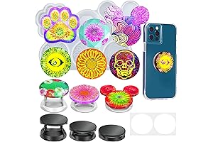 Pop Socket Molds for Epoxy Resin - Palksky 6 Cavity Silicone On...